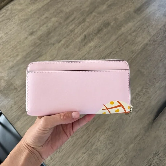 kate spade Pink Wallet with Pineapple Graphic - Picture 2 of 3